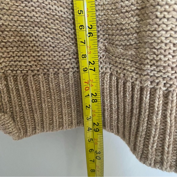 Ralph Lauren Tan Aztec Southwestern Sweater Cotton/Linen Blend Size L - Picture 8 of 9